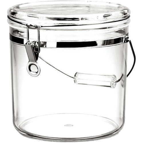 Mainstays San 130 oz Acrylic Latch Jar