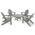 thumbnail image 2 of Polywood  Long Island Adirondack Chair 5-Piece Conversation Group, 2 of 4