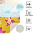thumbnail image 3 of Yayeee Bath Rug for Bathroom Floor Non Slip Contour Fluffy Soft Absorbent Mat, 20"x24", Large Pink Stars, 3 of 7