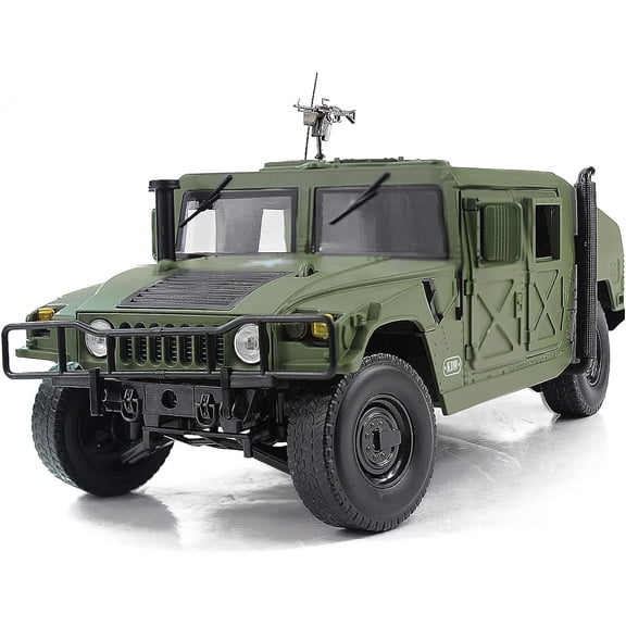 Military Truck, 1/18 Scale Armored Car Model Toy, Car Metal Die Cast Military Battlefield Vehicle