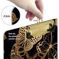 thumbnail image 4 of FMSHPON Butterflies Clipboard Hardboard Wood Nursing Clip Board and Pull for Standard A4 Letter 13x9 inches, 4 of 8