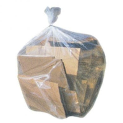 case of 50 bags Plasticplace 40-45 Gallon Trash Bags Clear 