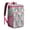 Rose-red-11, variant on Rustic Cow Lovers Insulated Backpack Cooler – Leakproof Lunch Bag with Black and White Cow Print for Travel, Camping & Work