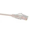 thumbnail image 2 of 3FT CAT6 WHITE CLEARFIT SLIM SNAGLESS 28AWG PATCH CABLE, 2 of 2