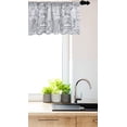 thumbnail image 3 of Ambesonne Technology Vibe Valance Pack of 2, Circuit Board Print, 54"X12", Dark Violet Blue White, 3 of 4