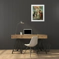 thumbnail image 3 of Enríquez, Nicolas 19x24 White Modern Wood Framed Museum Art Print Titled - The Baptism of Christ, 3 of 4
