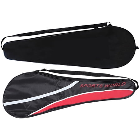 KAKOWELY Sports Badminton Bag Black 2Pcs 27.6x9.4x0.8in