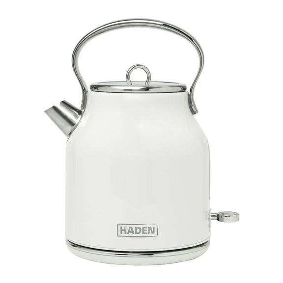 Open Box Haden Heritage 1.7 Liter Stainless Steel Retro Electric Tea Kettle