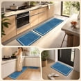 thumbnail image 6 of 2 Pack Diatomaceous Earth Mat Set Water Absorbent Quick Drying Bathroom Kitchen Floor Runner Rug Non Slips Entryway Doormat Fast Oil Absorbing Stone Mud Mats for Sink Stove Bedside Home, Style B, 6 of 6