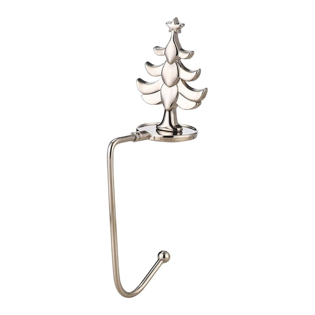 Gancho para medias Ganchos colgantes para el hogar Decoración de habitación decorativa Regalo Árbol de plata Magideal Gancho para medias