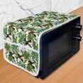 thumbnail image 1 of Botanical Microwave Oven Cover, Colorful Illustrations of Toucans Tropical Leaves Orchids Jungle, Water Resistant Organizer with Pockets for Kitchen, 36" x 12", Olive Green Brown Yellow, by Ambesonne, 1 of 4