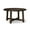 Weathered Brown, variant on Maven Lane Sasha Large Circular Wood Round Dining Table for Modern Kitchen, Bistro, or Meeting Room in Rustic Weathered Black Finish