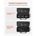 thumbnail image 6 of VEVOR Studio Equipment Trolley Case, 39.37 x 14.96 x 12.60 in / 100 x 38 x 32 cm, Rolling Camera Bag, Carrying Bag with Wheels Straps Padded Compartment Handle, for Light Stands, Tripods, Telescopes, 6 of 9