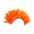 thumbnail image 4 of Peluca de casco de motocicleta, decoración de cabello , práctica peluca de cresta de , cosplay para celebración navideña, boda, fiesta Naranja, 4 of 8