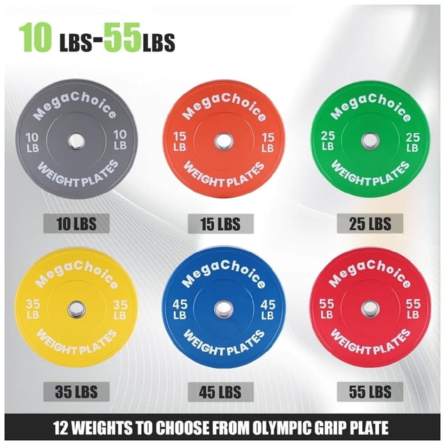Eastvita High - Quality 45LB Blue Rubber Bumper Plate with Printed Lettering