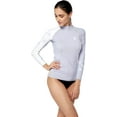 thumbnail image 1 of ist ds56 womens long sleeve rash guard (medium, orange), 1 of 1