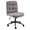 Gray, variant on Ktaxon Mid Back Armless Office Chair, Linen Blend Desk Chair, Swivel Reading Chair for Home Office, Bedroom Black