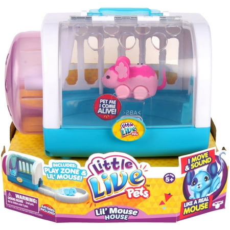 Moose Toys Little Live Pets Season 1 Lil' Mouse Cage Set ...