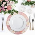 thumbnail image 5 of Ryvnso Beautiful Flowers Round Plate Mats Dining Table Placemat 1 Piece for Holiday Decoration, 5 of 7