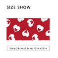 thumbnail image 2 of Heart shaped brush stroke seamless pattern design for fashion textiles, graphics and crafts Bath Towel Absorbent Soft Decoration Hand Tower Multiuses for Bathroom Hotel Gym Spa Beach 30 x 15 inch, 2 of 6