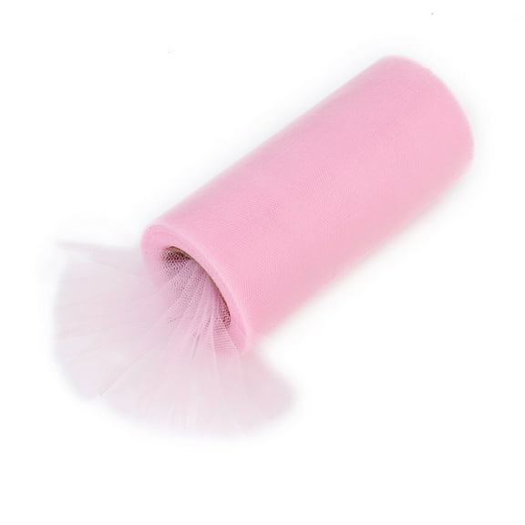 WORGEOUS  DIY Tutu Craft Wedding Tulle Squares Bouquet Baby Bride Pink