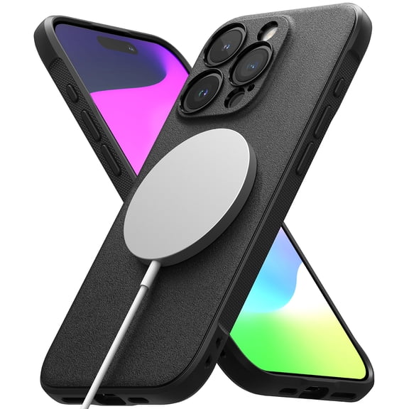 Ringke for iPhone 15 Pro Max  [Onyx Magnetic] Heavy Duty Slim Anti-Fingerprint Durable Case - Black