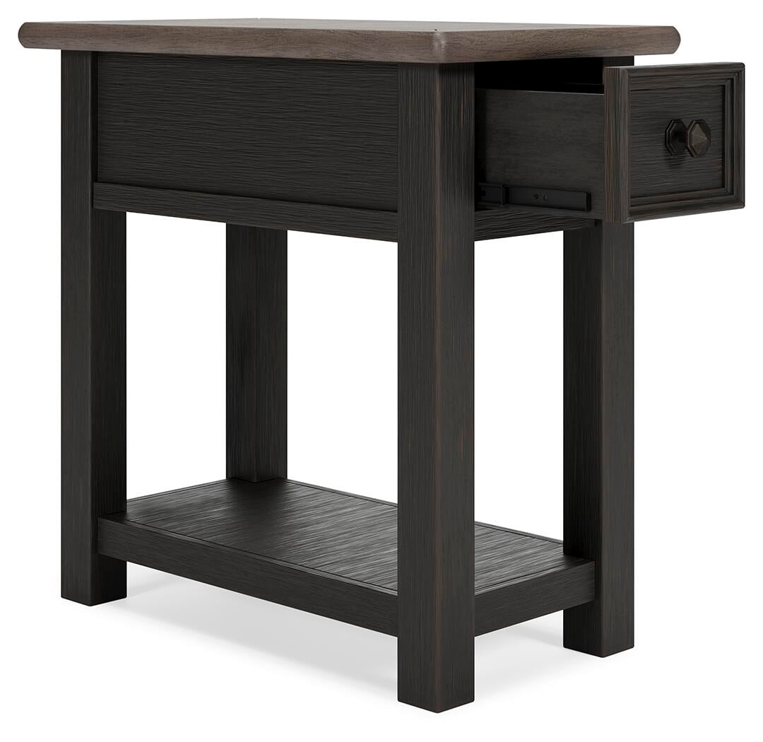 Signature Design by Ashley Casual Tyler Creek Chairside End Table Two-tone