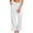 White, variant on vdgthytj Athletic Pants for Women Elastic High Waist Wide Leg Adjustable Cuff Running Jogging Casual Trousers with Pockets(X-Large,White)