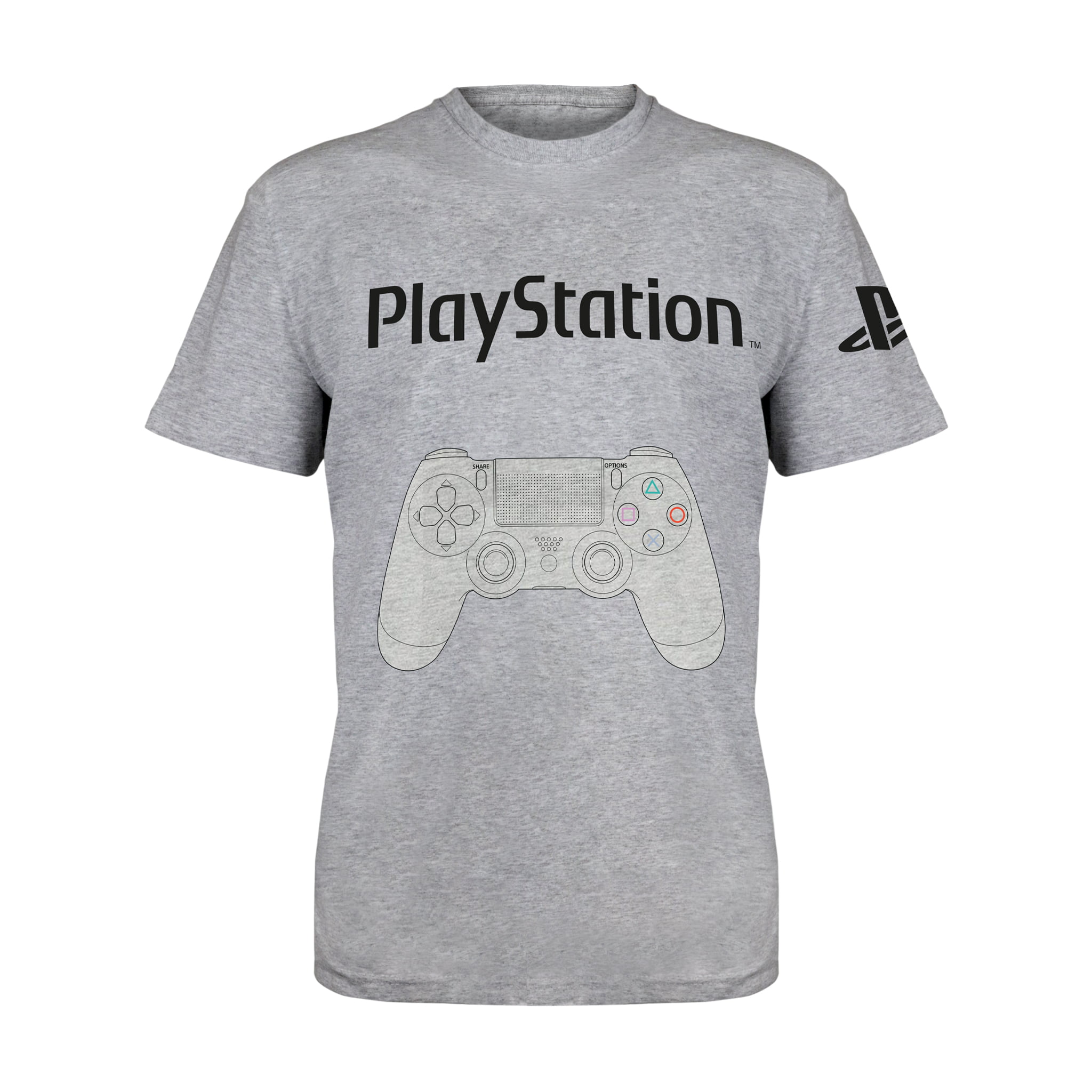 Official Merchandise Playstation Controller Diagram Boys T-Shirt
