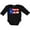 AB-Black, variant on Inktastic Puerto Rico Flag in Text Boys or Girls Long Sleeve Baby Bodysuit