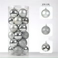 thumbnail image 4 of YANHAIGONG Christmas Ball Ornaments,Shatterproof Christmas Ball Hanging Ornaments,Decorative Balls Bauble Set,Barrel Packed Balls for Holiday Party Wreath Tabletop Tree Decorations 24pc, 4 of 8