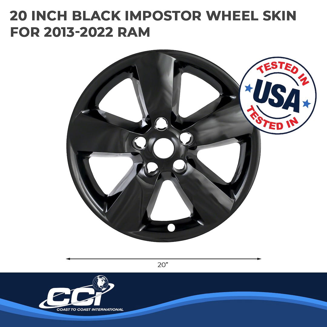 Coast To Coast IWCIMP361BLK IMPOSTOR ® WHEEL COVER