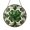 Stained Glass 5.9 Inch, variant on Four Leaf Clover Botanical Stained Glass Style Suncatcher, Green Window Hanging Decor Panel, Nature Inspired Home Accent for Living Room
