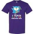 thumbnail image 3 of Inktastic Autism Teacher Owl I Teach Awesome Kids T-Shirt, 3 of 5
