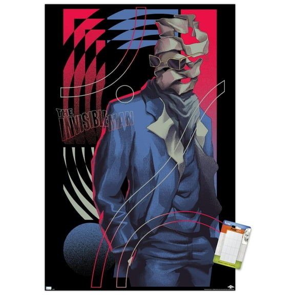 The Invisible Man - Illustration Wall Poster, 14.725" x 22.375"