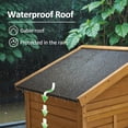 thumbnail image 4 of MCombo Outdoor Storage Cabinet, Waterproof Outside Storage Shed with 6 Shelves, Wooden Tool Shed with Lockable Door with Floor for Garden, Backyard, Patio, Lawn 1743, 4 of 8