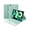 Mint Green, variant on Touchpad Keyboard Case for iPad 2017 2018 5th 6th Generation, 9.7 Inch iPad Air 2 / Air 1, Smart Stand Cover with Detachable Wireless Magnetic Keyboard, Pencil Holder