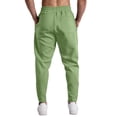 thumbnail image 6 of MXALUOB Men's Running Pants Ankle Zipper Tapered Jogger Pant Elastic Waist Athletic Trousers with Zip Pockets for Training Fitness, 6 of 7