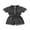 Black, variant on BemeyourBBs Toddler Baby Girls Jumpsuit Overalls Denim Romper Western Baby Cowgirl Outfit Shorts Sleeve Button-Down Pockets Jeans Playsuit Summer Clothes