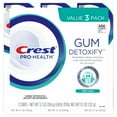 Crest ProHealth Gum Detoxify Toothpaste, Deep Clean, 3.7 oz, 3 Pack
