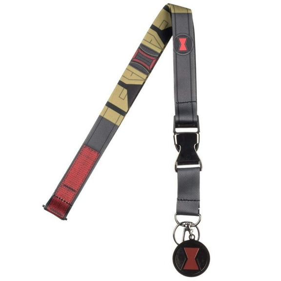 Comic Book Superhero Black Widow Lanyard & ID Holder