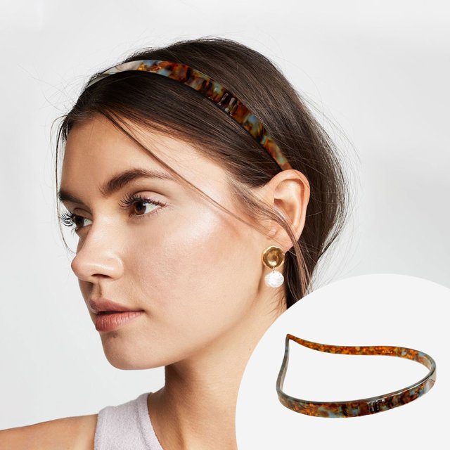 Gafas Ganfancp No Clip Oreja Huesos Ácido Acéticoss Cabeza Aro Mujer Patina Cinta para El Pelo