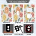 thumbnail image 3 of Yayeee Toggle Light Switch Wall Plate 1-Gang 4.5"x2.7" Home Decorative Outlet Cover, Candy Grapefruit Slices, 3 of 7