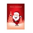 thumbnail image 3 of Navidad jardín bandera Santa Claus Banner bandera vacaciones Festival decoración, paño , 47x32cm Riendo santa_2, 3 of 7