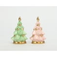 thumbnail image 3 of Pastel Ceramic Christmas Tree Salt and Pepper Shakers, 3 of 3