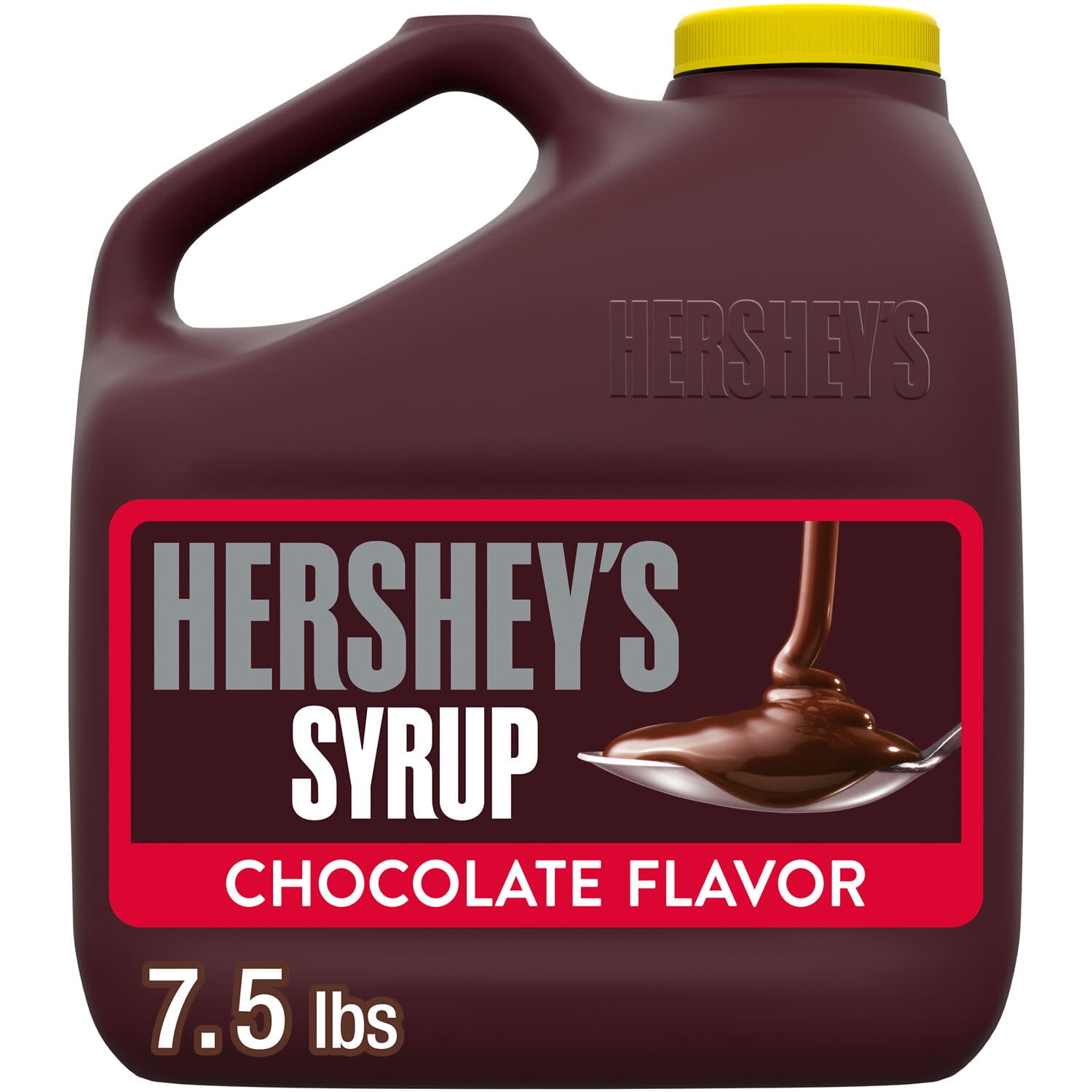 (6 pack) Hershey's Chocolate Flavored Syrup, Bulk Jug 7 lb 8 oz
