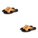 thumbnail image 2 of Guardurnaity 2 piezas de zapatillas de cuero para hombre, zapatos de verano, sandalias suaves, cómodas, transpirables, para playa, casa, paseo, Amarillo treinta y ocho 2Conjunto, 2 of 6