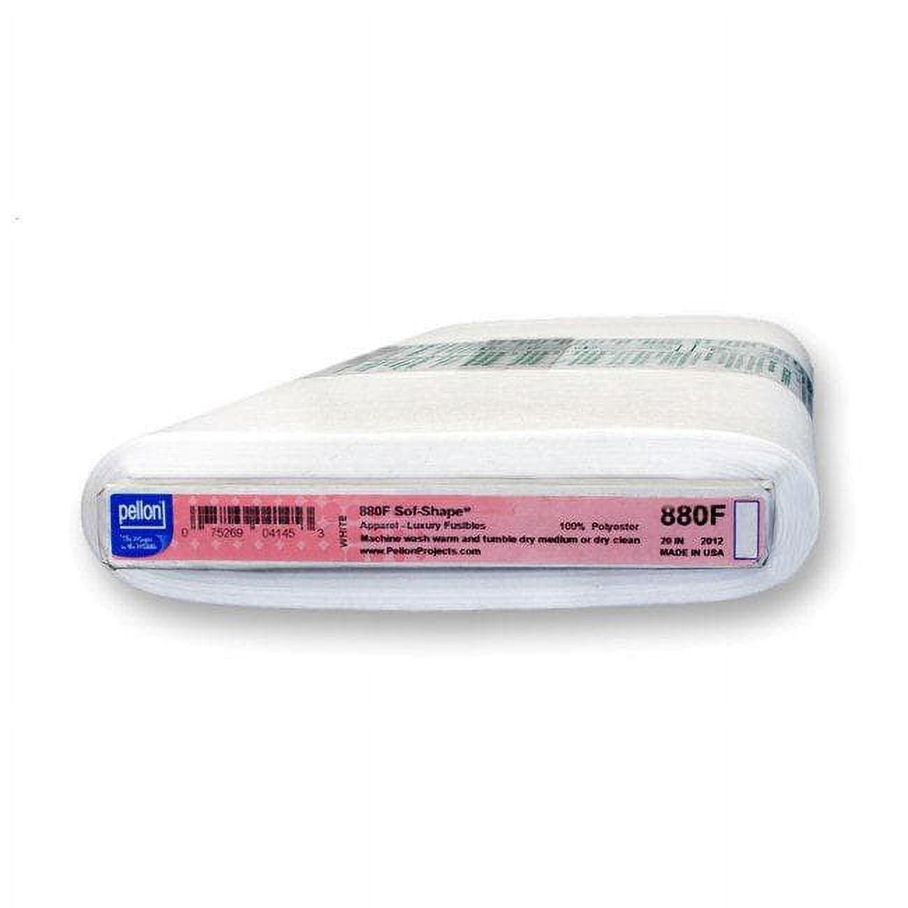 Pellon Sof-Shape Fabric Interfacing, White 20" x 25 Yards by the Bolt. 1 Piece.
