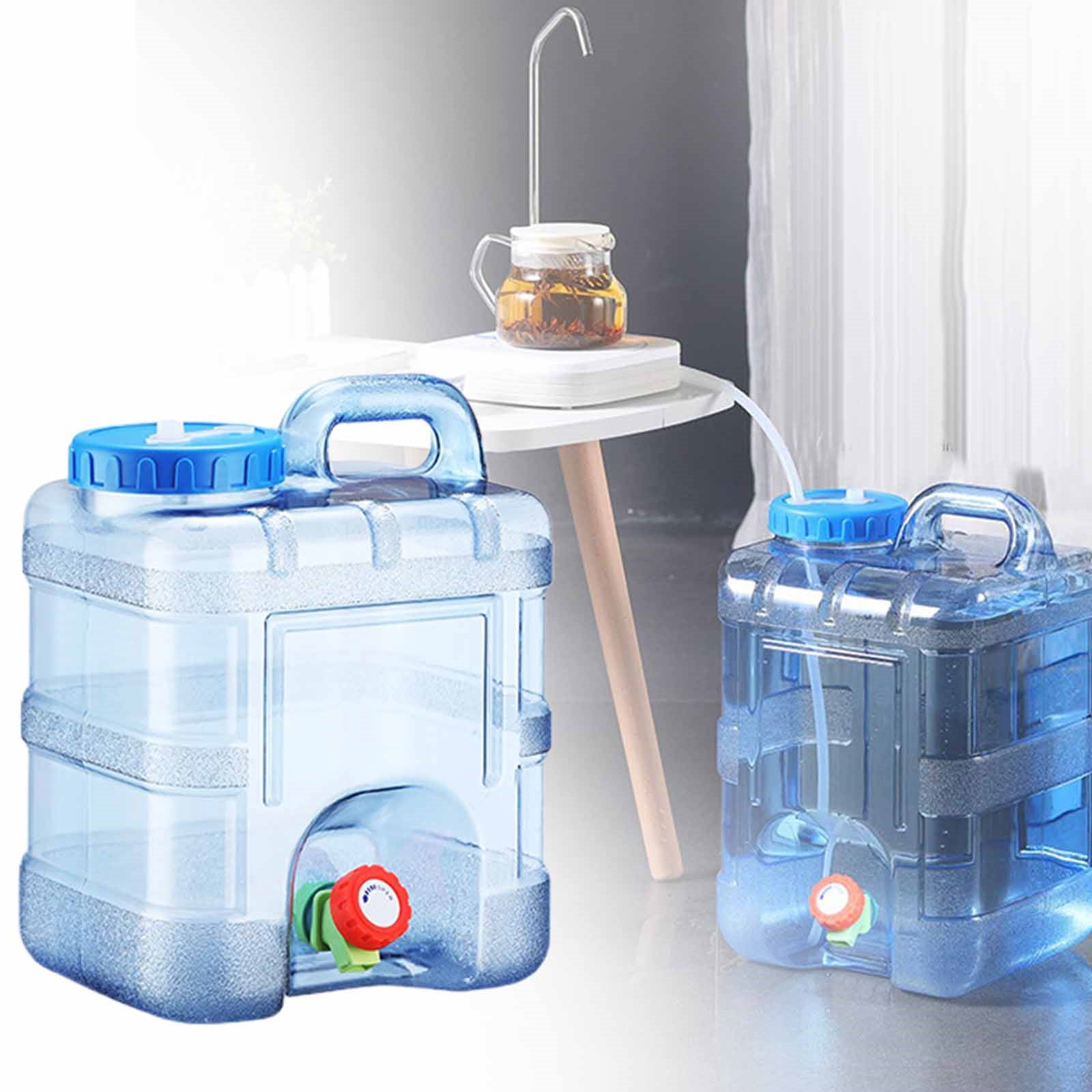 Outdoor Camping Square Water Tank Clear Out,Miayilima Camping Water Tank with Faucet Emergency Water Storage for Outdoor Camping Hiking 10 Liters