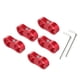 thumbnail image 1 of AN10 Coche Auto Manguera Separador Abrazadera Combustible Línea Conector Kit Rojo, 1 of 1